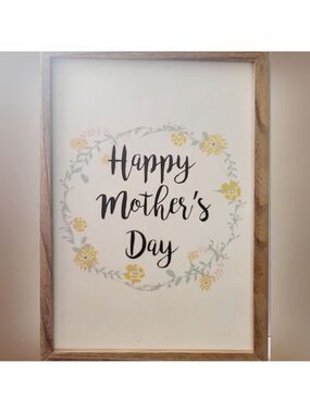 Green Clovers Mother's Day St. Patrick's Day Framed Art